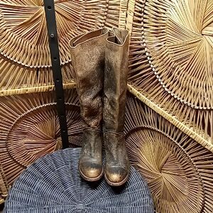 Bed Stu Brown Distressed Leather Manchester Boots Size 6.5